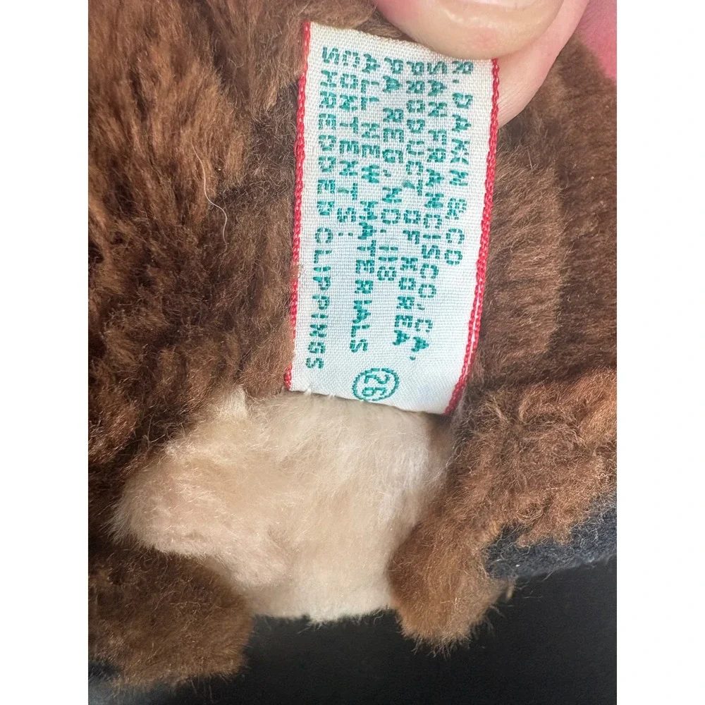 Vintage 1980 Moscow Olympics Misha Bear Plush R Dakin Mascot Brown Stuffed Toy